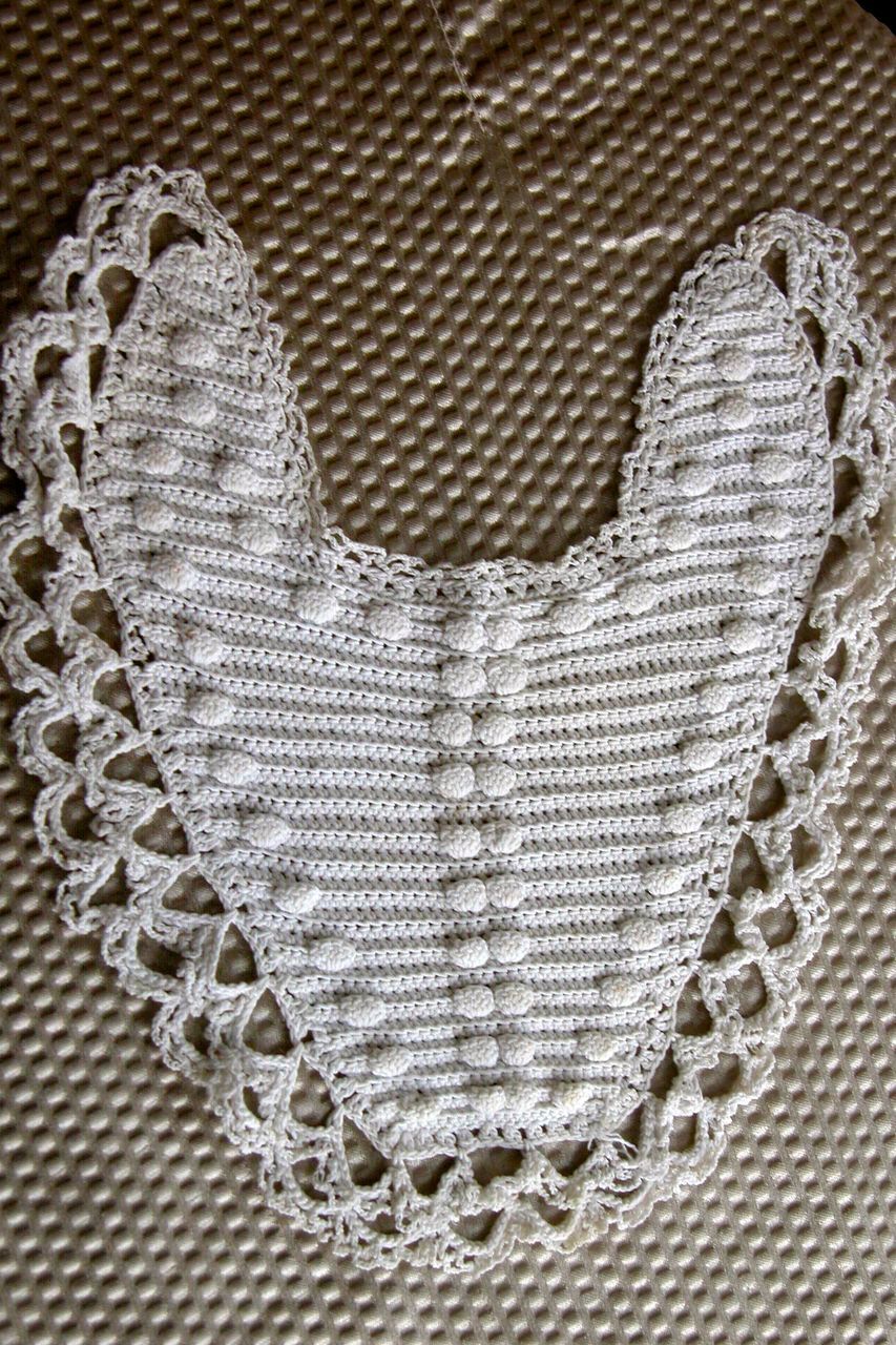 Lace Hand Crocheted Edwardian "Pin" On Collar Child / Doll Lace Hand Crocheted Edwardian "Pin" On Collar Child / Doll