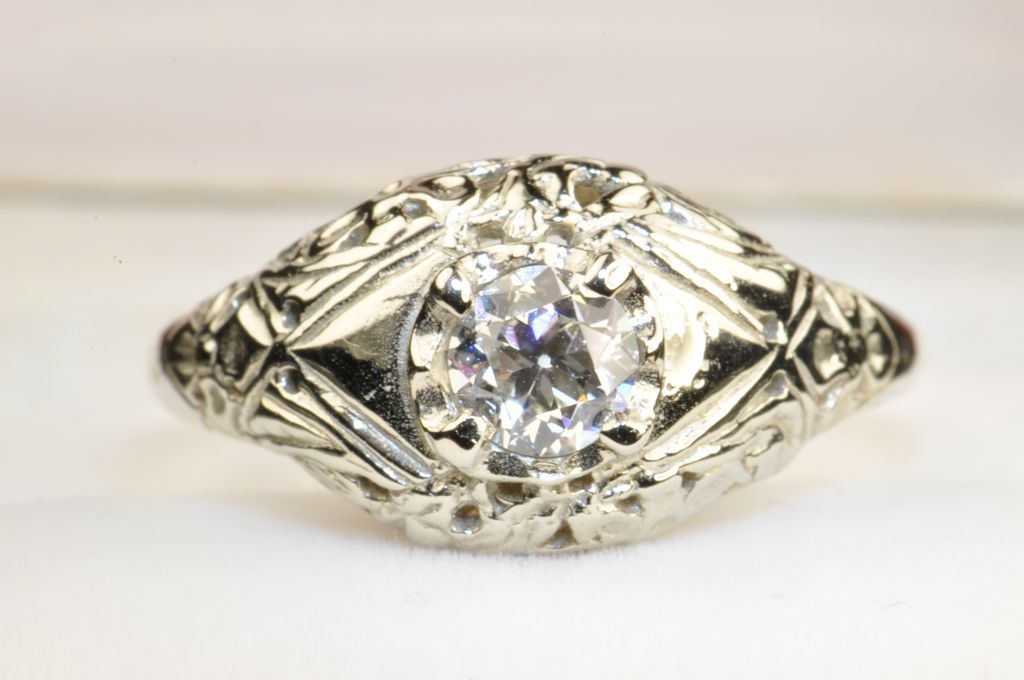 .45 Carat Old European Cut Diamond Wedding/Engagement Ring .45 Carat Old European Cut Diamond Wedding/Engagement Ring