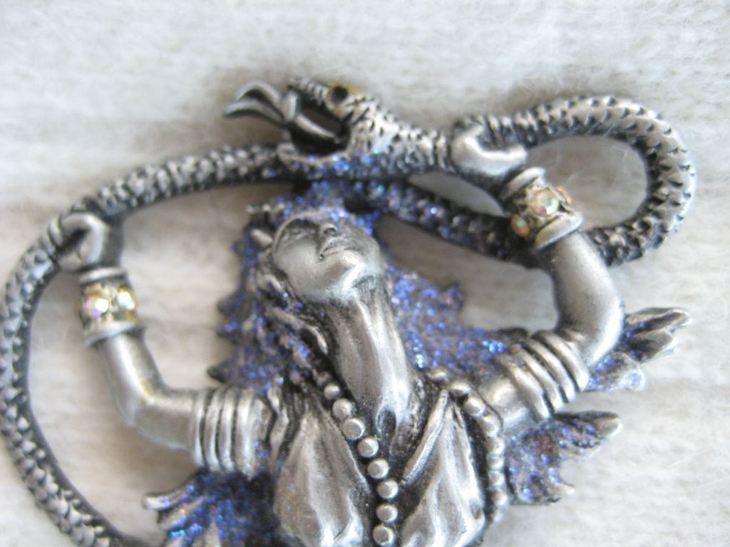 Large JJ Snake Lady Brooch Large JJ Snake Lady Brooch