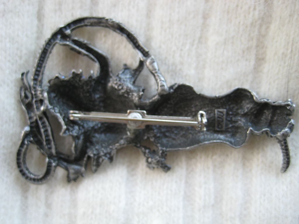 Large JJ Snake Lady Brooch Large JJ Snake Lady Brooch