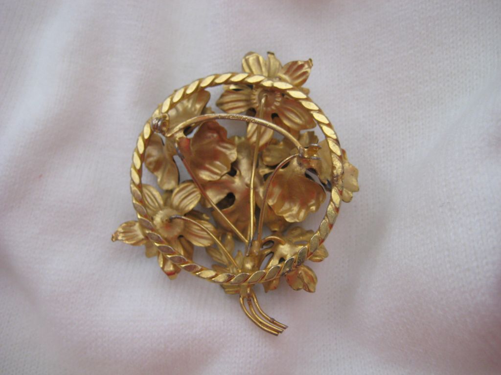 Fabulous Austrian Rhinestone Enamel Brooch Fabulous Austrian Rhinestone Enamel Brooch