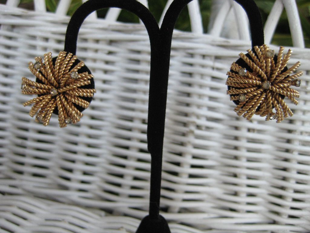 Bergere Starburst Rhinestone Earrings Bergere Starburst Rhinestone Earrings