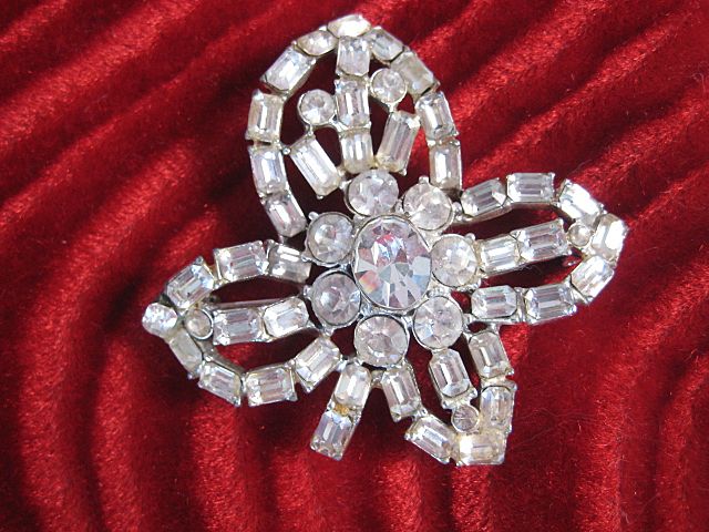 Glamorous Large Baguette Rhinestone Brooch Glamorous Large Baguette Rhinestone Brooch