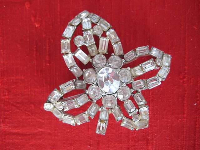 Glamorous Large Baguette Rhinestone Brooch Glamorous Large Baguette Rhinestone Brooch