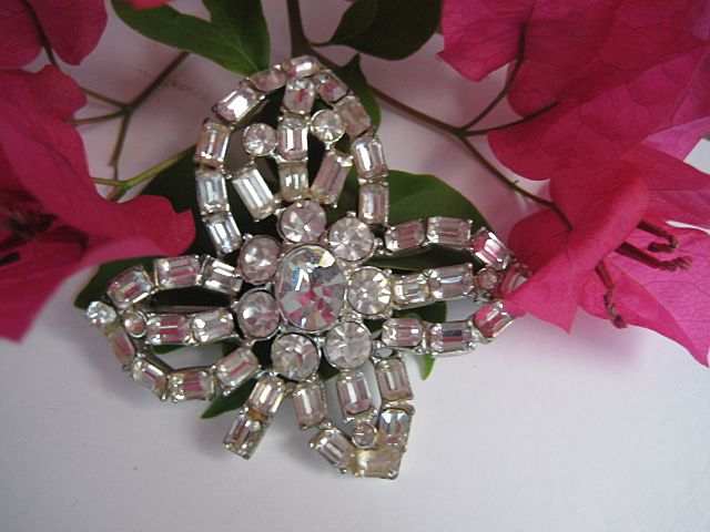 Glamorous Large Baguette Rhinestone Brooch Glamorous Large Baguette Rhinestone Brooch