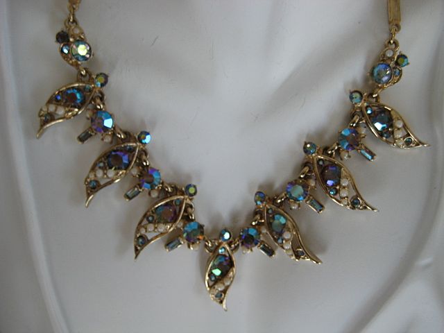 Breathtaking Hollycraft 1957 Rhinestone Necklace Bracelet Earrings Breathtaking Hollycraft 1957 Rhinestone Necklace Bracelet Earrings