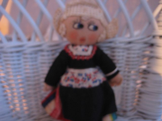 Handmade Cloth Felt Dutch Girl Handmade Cloth Felt Dutch Girl