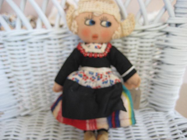 Handmade Cloth Felt Dutch Girl Handmade Cloth Felt Dutch Girl