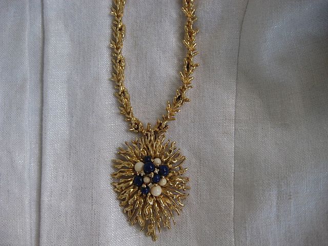 Spectacular Panetta Brooch Pendant Necklace Spectacular Panetta Brooch Pendant Necklace