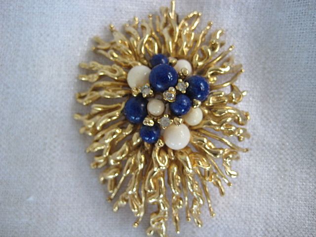 Spectacular Panetta Brooch Pendant Necklace Spectacular Panetta Brooch Pendant Necklace