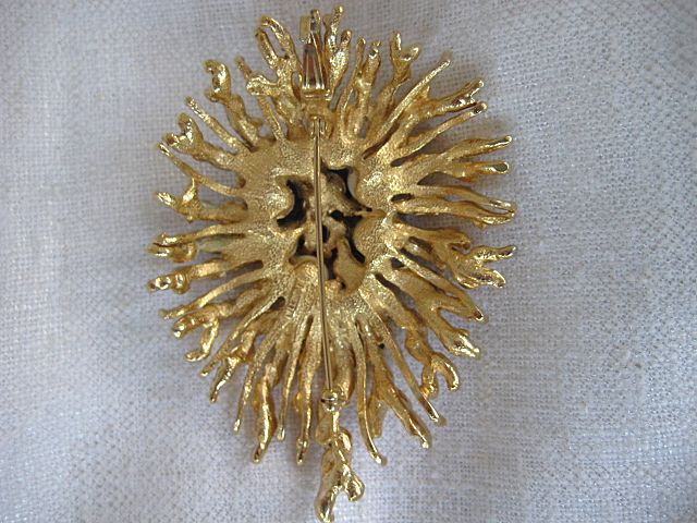 Spectacular Panetta Brooch Pendant Necklace Spectacular Panetta Brooch Pendant Necklace