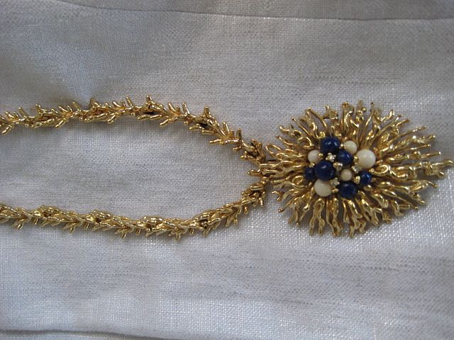 Spectacular Panetta Brooch Pendant Necklace Spectacular Panetta Brooch Pendant Necklace