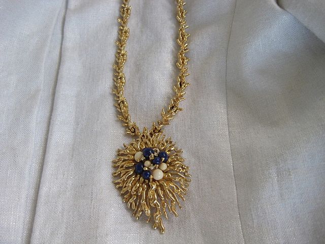 Spectacular Panetta Brooch Pendant Necklace Spectacular Panetta Brooch Pendant Necklace