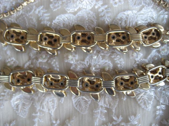 Ravishing Elster Delizza/Juliana Iridescent Bracelet Necklace Demi Parure Ravishing Elster Delizza/Juliana Iridescent Bracelet Necklace Demi Parure
