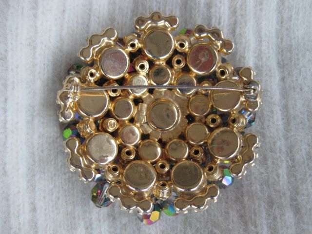 Large Spectacular Juliana D&E AB Dangle Crystal Brooch Large Spectacular Juliana D&E AB Dangle Crystal Brooch