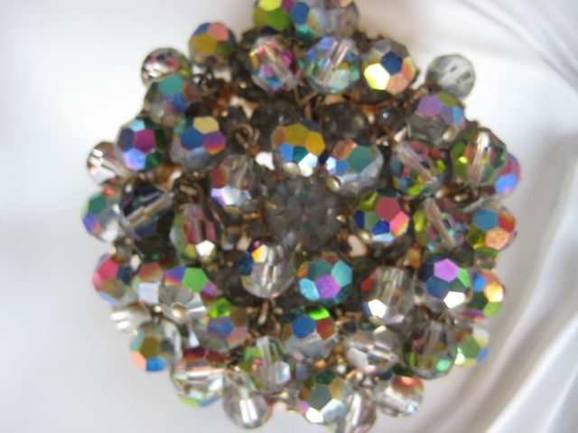 Large Spectacular Juliana D&E AB Dangle Crystal Brooch Large Spectacular Juliana D&E AB Dangle Crystal Brooch