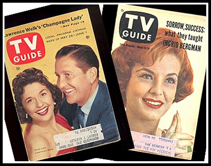 Two TV Guides with Lawrence Welk & Marjorie Lord covers Two TV Guides with Lawrence Welk & Marjorie Lord covers