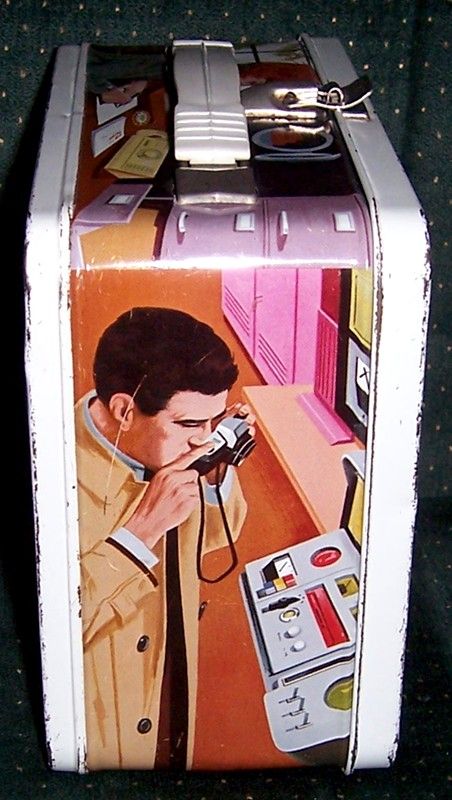 1968 Secret Agent Metal Lunchbox and Thermos 1968 Secret Agent Metal Lunchbox and Thermos