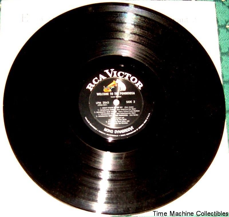 1969 Ponderosa Ranch Jim Beam Bottle & Welcome To The Ponderosa Record Album with Lorne Greene 1969 Ponderosa Ranch Jim Beam Bottle & Welcome To The Ponderosa Record Album with Lorne Greene