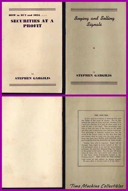 1920's-40's Stock Market Pamphlets by Jacquelin & DeCoppet, Yacki Raizizun and Stephen Gargilis 1920's-40's Stock Market Pamphlets by Jacquelin & DeCoppet, Yacki Raizizun and Stephen Gargilis
