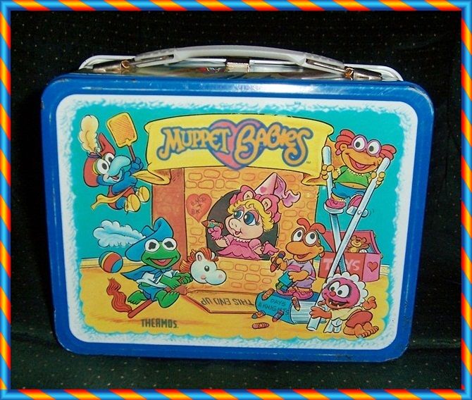 1985 Muppet Babies Metal Lunchbox by Thermos 1985 Muppet Babies Metal Lunchbox by Thermos