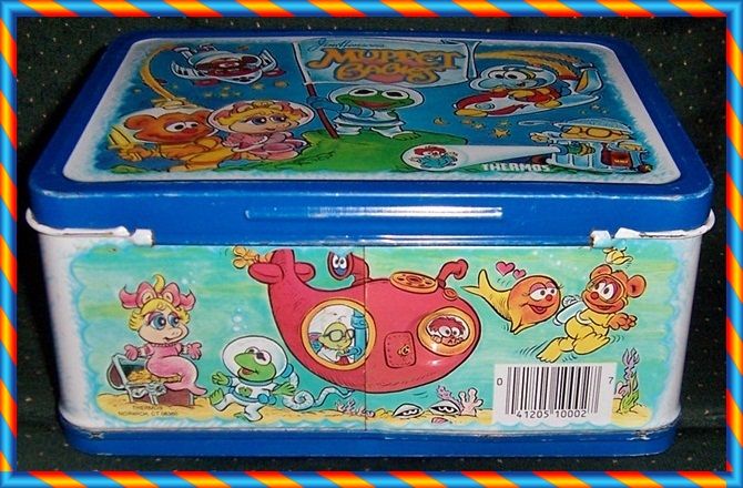 1985 Muppet Babies Metal Lunchbox by Thermos 1985 Muppet Babies Metal Lunchbox by Thermos