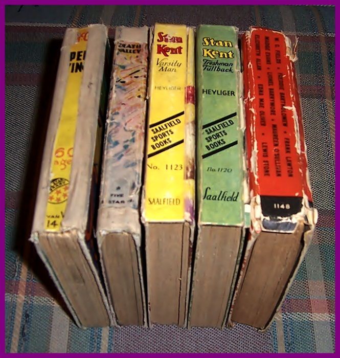 Six 1930's Saalfield & Whitman Big Little Books, Tom Mix and Tim McCoy Six 1930's Saalfield & Whitman Big Little Books, Tom Mix and Tim McCoy