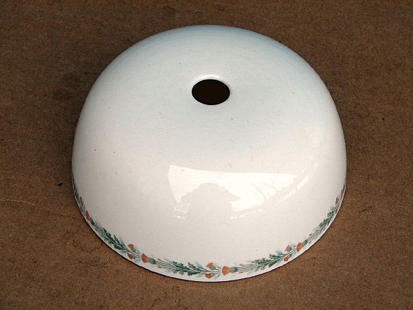 St. Louis San Francisco RR "Thistle" Pattern China Toast / Hot Food Cover St. Louis San Francisco RR "Thistle" Pattern China Toast / Hot Food Cover