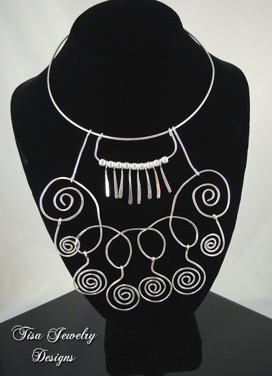 SERENDIPITY – Creative wire-wrapped necklace. One of a kind! SERENDIPITY – Creative wire-wrapped necklace. One of a kind!