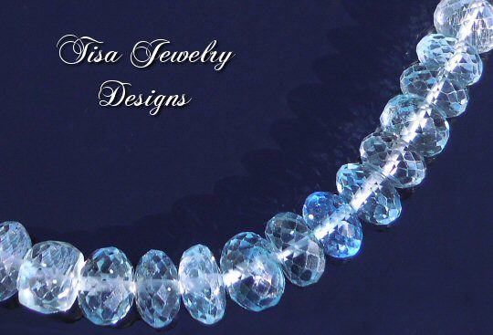 SKY SPIRIT – Sky Blue Topaz necklace with 22 Kt gold vermeil clasp SKY SPIRIT – Sky Blue Topaz necklace with 22 Kt gold vermeil clasp