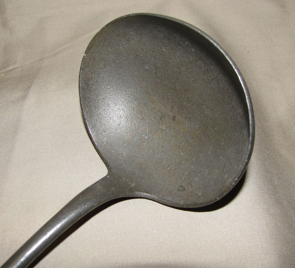 Wonderful 19th Century Pewter Ladle Ashberry's Best Metal from tomjudy