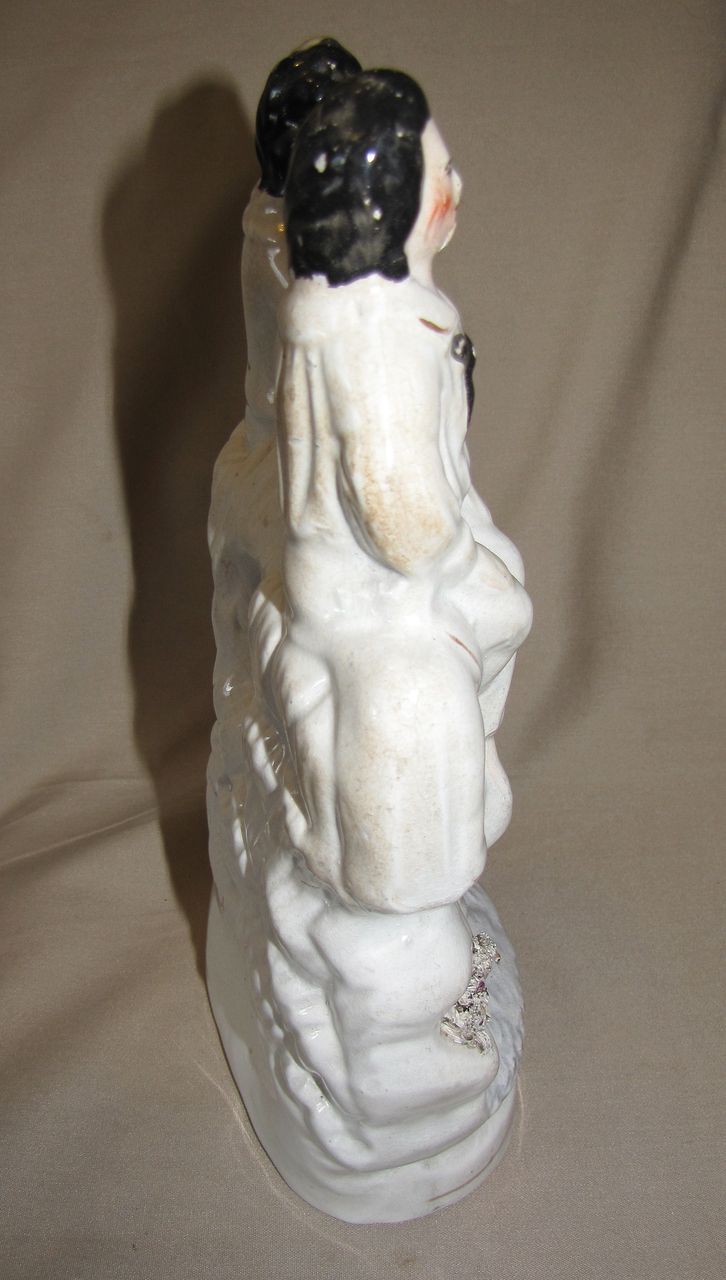 Staffordshire Group Figure, Two Sailors with Fish Staffordshire Group Figure, Two Sailors with Fish