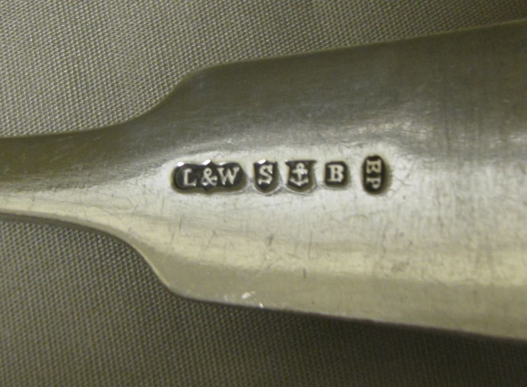 Vintage Silver Plate Ladle, Lee & Wigfull, Sheffield, England Vintage Silver Plate Ladle, Lee & Wigfull, Sheffield, England