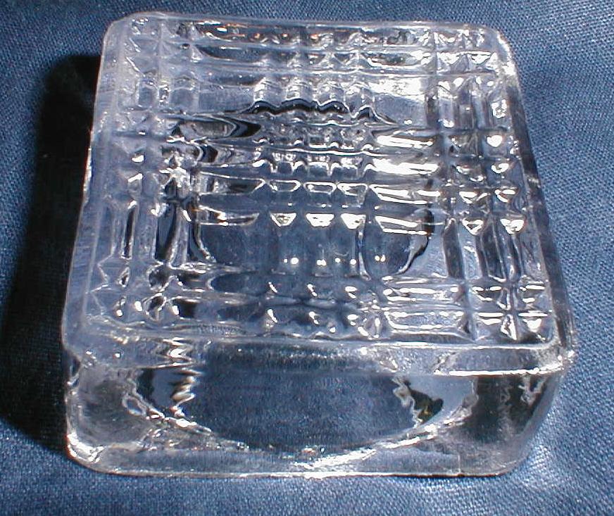 Lovely Vintage Crystal Salt Cellar (Open Salt), Square Lovely Vintage Crystal Salt Cellar (Open Salt), Square