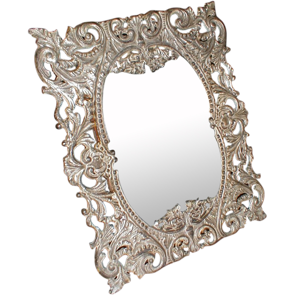 Cast Tin (High Lead Content) Cabinet Photo Frame, ca 1895 Cast Tin (High Lead Content) Cabinet Photo Frame, ca 1895