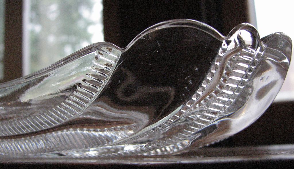 Eapg, U.S. Glass 'Iowa' celery tray, 'Paneled Zipper' Eapg, U.S. Glass 'Iowa' celery tray, 'Paneled Zipper'