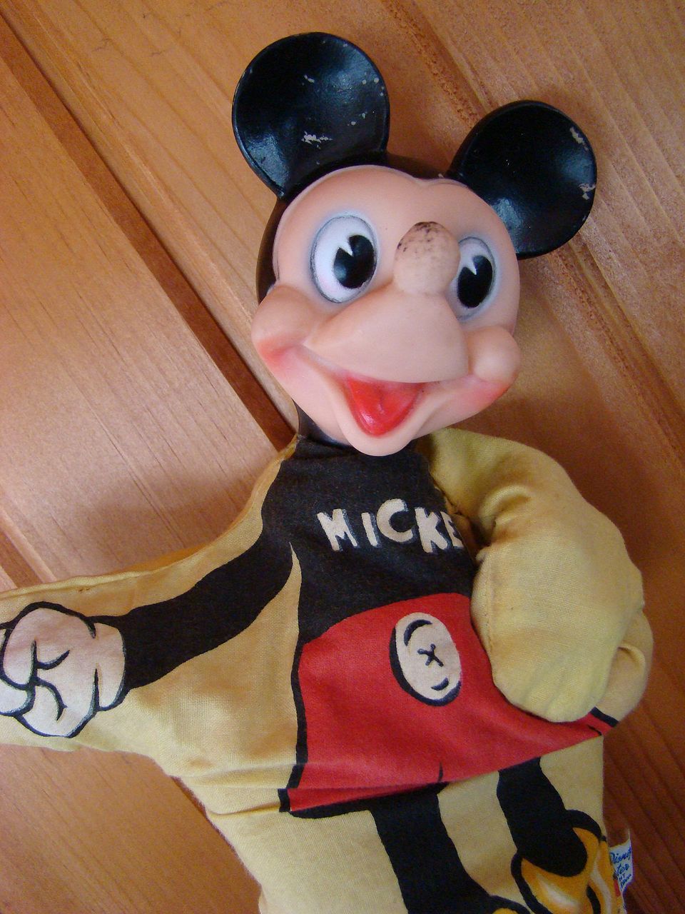 Original Walt Disney Trademarked Mickey Mouse Vintage Hand Puppet Original Walt Disney Trademarked Mickey Mouse Vintage Hand Puppet