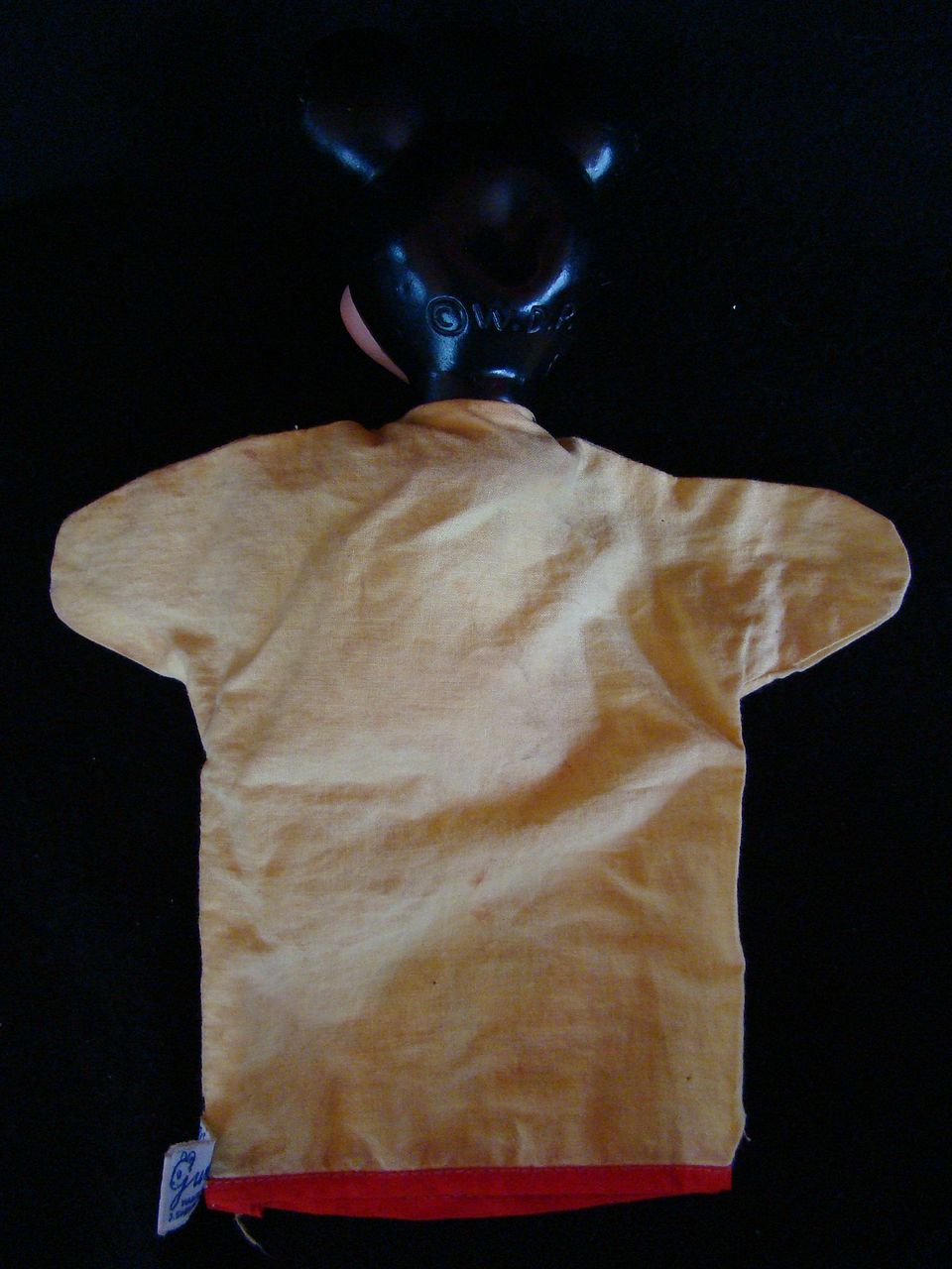 Original Walt Disney Trademarked Mickey Mouse Vintage Hand Puppet Original Walt Disney Trademarked Mickey Mouse Vintage Hand Puppet