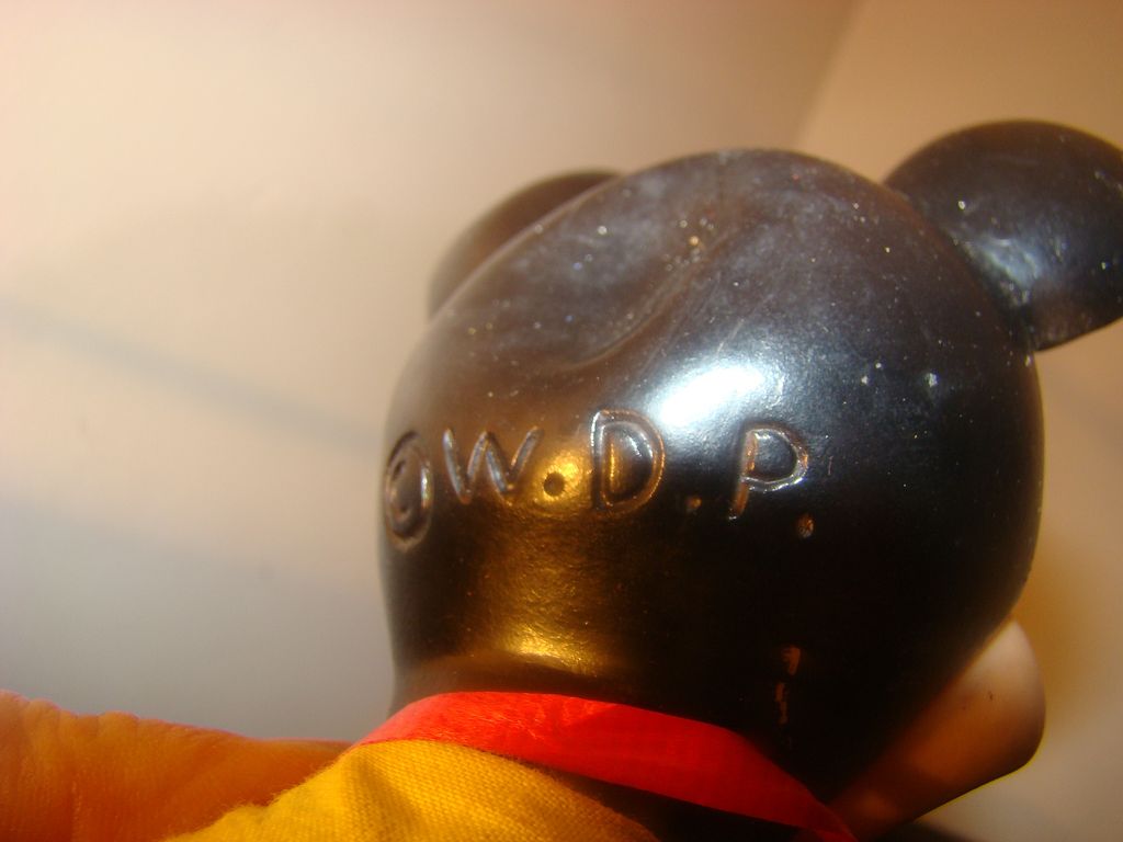 Original Walt Disney Trademarked Mickey Mouse Vintage Hand Puppet Original Walt Disney Trademarked Mickey Mouse Vintage Hand Puppet