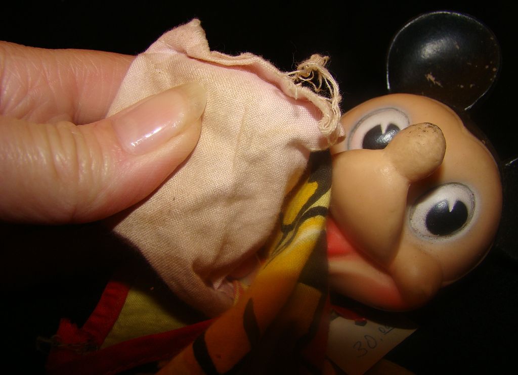Original Walt Disney Trademarked Mickey Mouse Vintage Hand Puppet Original Walt Disney Trademarked Mickey Mouse Vintage Hand Puppet