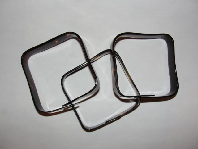 Square Tortoise Shell Bangle Bracelet Lot Square Tortoise Shell Bangle Bracelet Lot