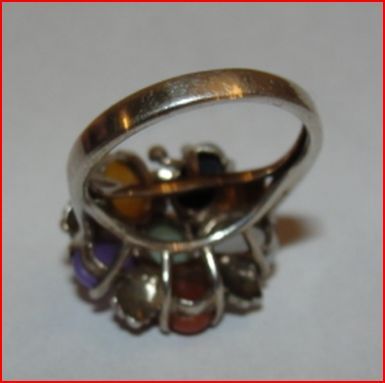 Natural Jade Cabochon Cocktail Ring Natural Jade Cabochon Cocktail Ring