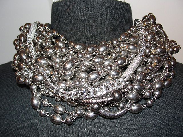 Metaliferious Silvertone Necklace Metaliferious Silvertone Necklace
