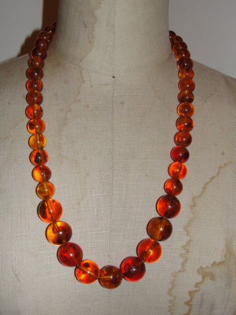 Gorgeous Translucent Baltic Amber Bead Necklace Gorgeous Translucent Baltic Amber Bead Necklace