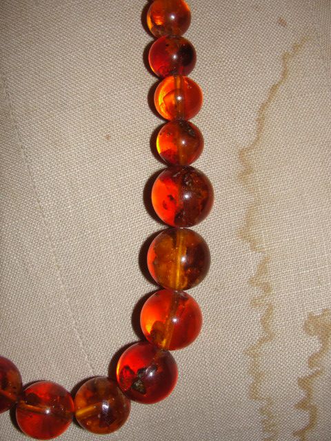 Gorgeous Translucent Baltic Amber Bead Necklace Gorgeous Translucent Baltic Amber Bead Necklace