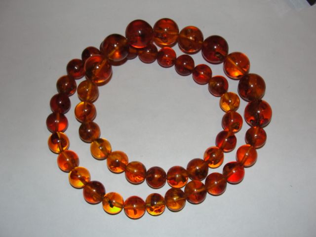 Gorgeous Translucent Baltic Amber Bead Necklace Gorgeous Translucent Baltic Amber Bead Necklace