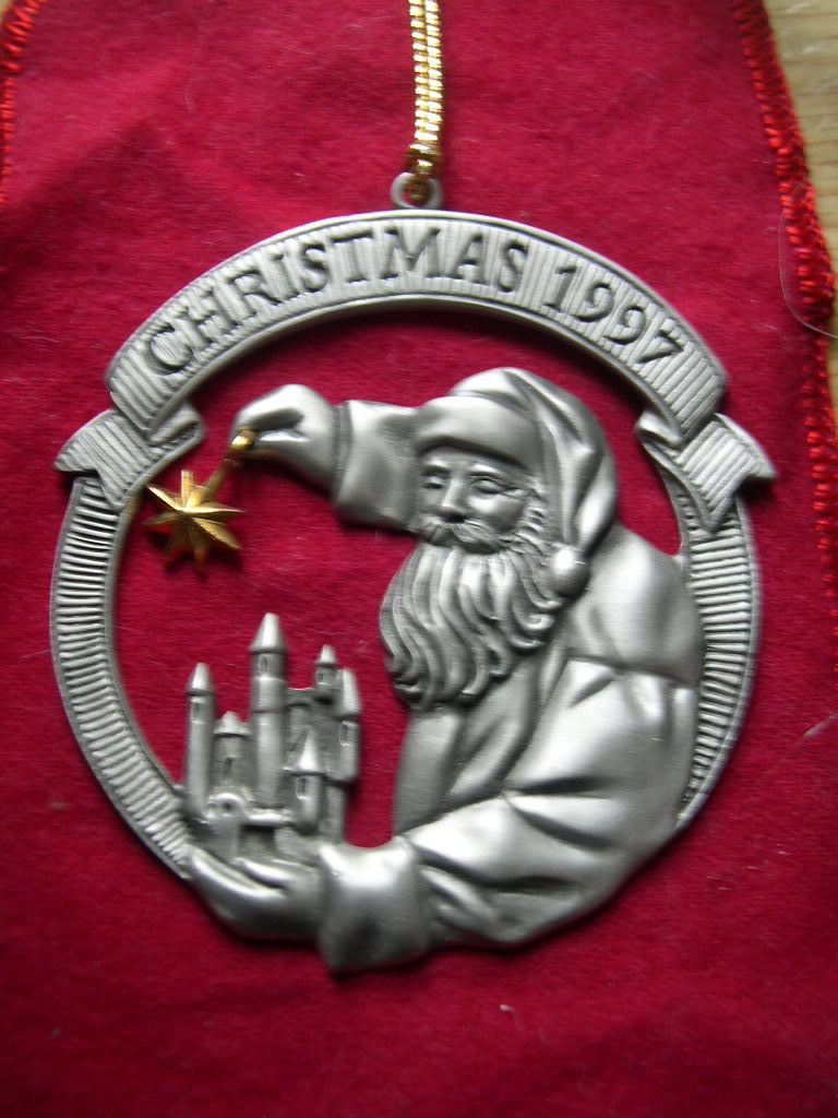 1997 Avon Pewter Santa Claus Ornament 1997 Avon Pewter Santa Claus Ornament