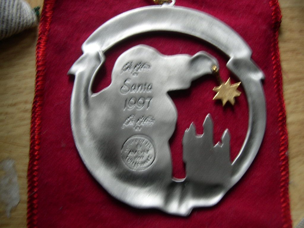 1997 Avon Pewter Santa Claus Ornament 1997 Avon Pewter Santa Claus Ornament