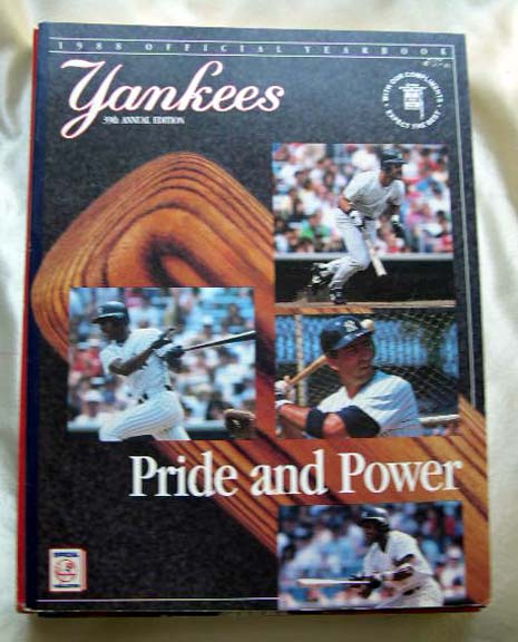 1988 New York Yankees Official Yearbook - 39th Edition 1988 New York Yankees Official Yearbook - 39th Edition