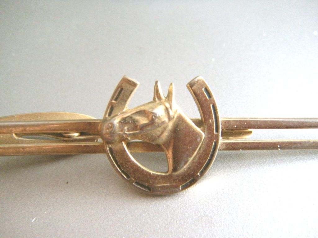 Vintage Hickok Horsehead Horseshoe Tie Bar Vintage Hickok Horsehead Horseshoe Tie Bar